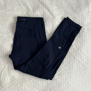 Lululemon size 8 Speed Up Mid Rise Tight 28” CROPPED TO 24.5” inseam. LIKE NEW